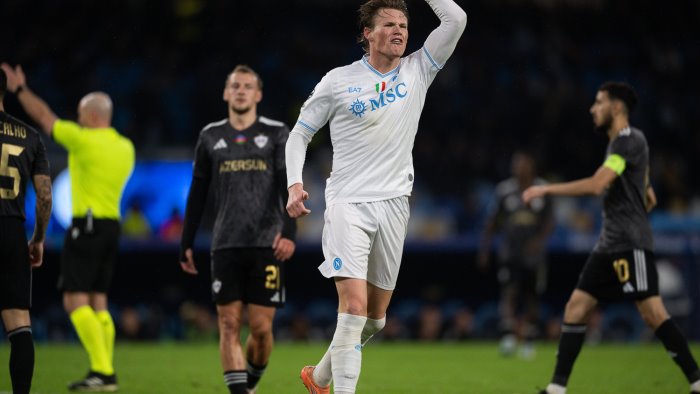 mctominay vogliamo standard alti la gente di napoli mi da tanto