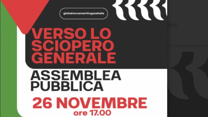 global sumud flotilla questo pomeriggio all unisannio in vista dello sciopero