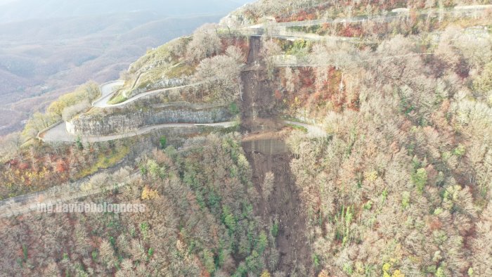 frana a montevergine situazione drammatica e corsa contro il tempo