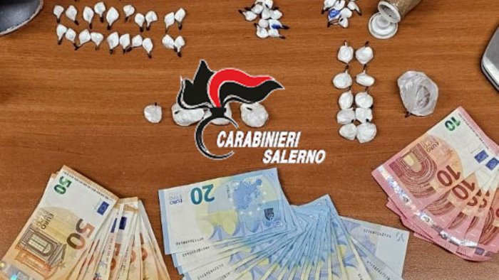 sorpreso con 64 grammi di cocaina divisa in dosi 33enne in carcere