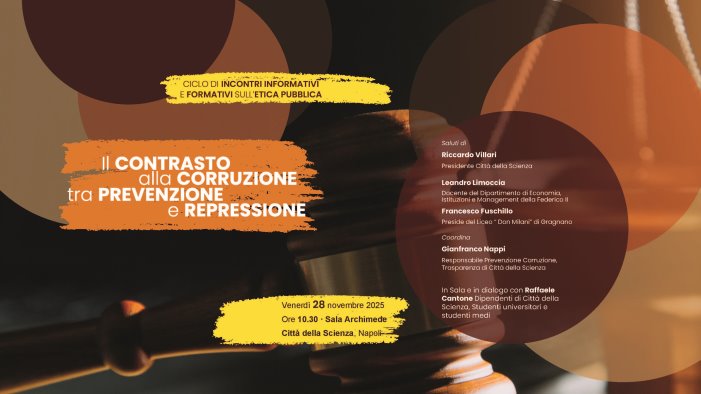 napoli a citta della scienza cantone inaugura ciclo incontri su etica pubblica