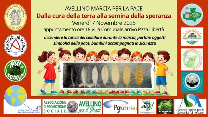 il cibo e vita la terra e futuro marcia per la pace ad avellino