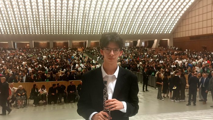 un sannita in concerto per il papa