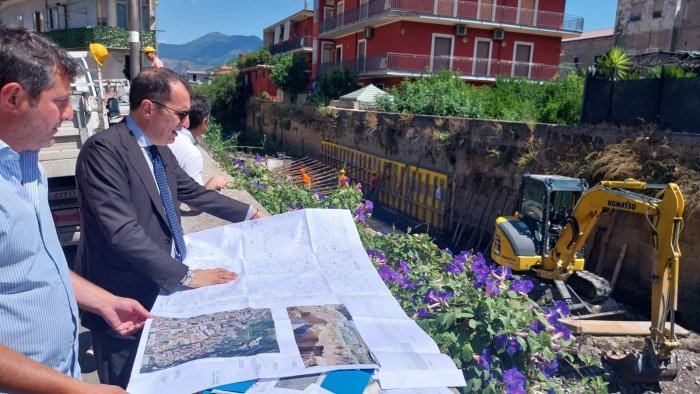 messa in sicurezza dell alveo nocerino altro passo avanti piano da 5 milioni