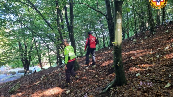 disperso sui monti di acerno ore di apprensione per un cercatore di funghi