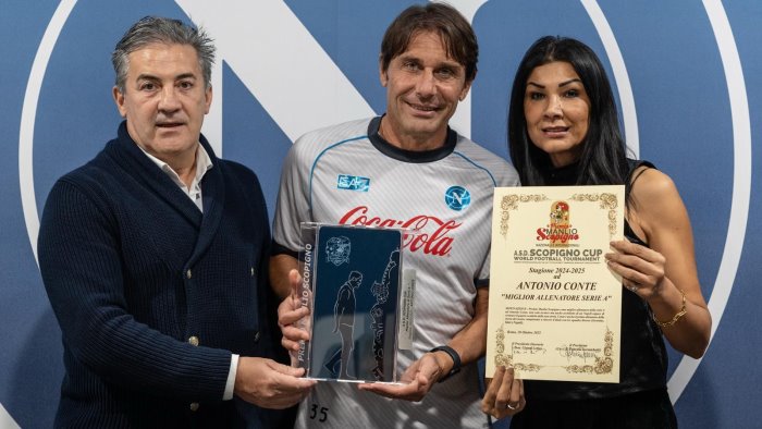 premio manlio scopigno vincono conte de laurentiis e mctominay