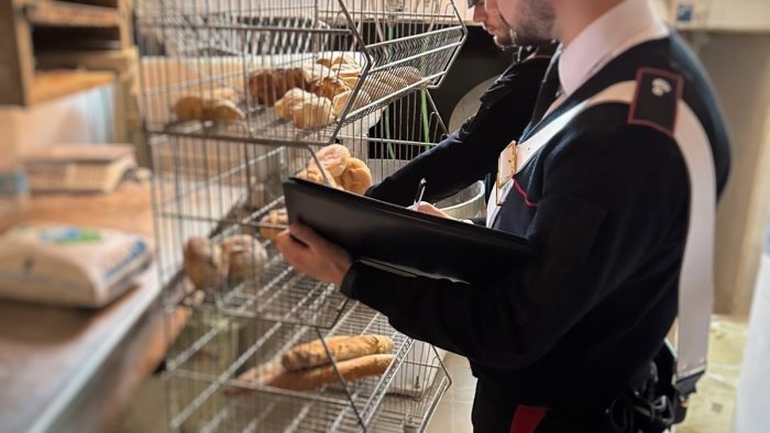 panifici illuminati abusivamente due titolari denunciati dai carabinieri