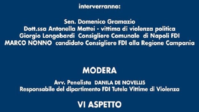 a bagnoli focus su violenza politica e violenza contro le forze dell ordine