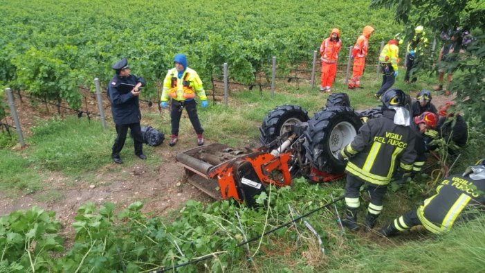 taurano schiacciato dal trattore muore a 29 anni