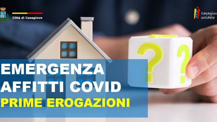 prime erogazioni per il sostegno affitti covid