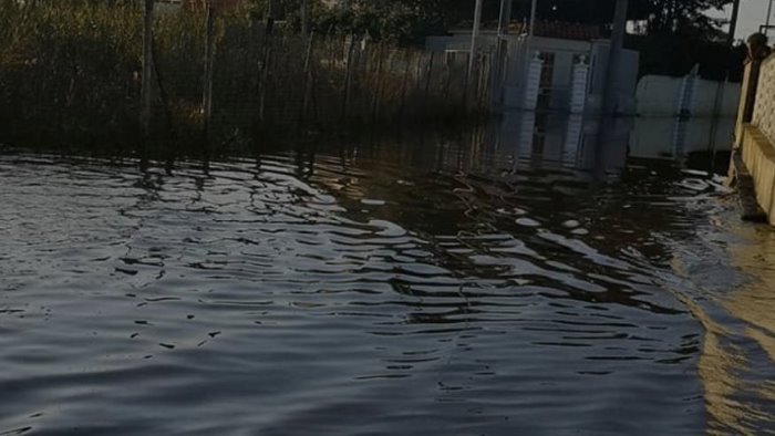 violento nubifragio e grandinata a castel volturno