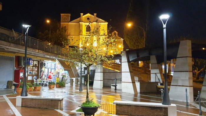 montecorvino pugliano lavori a impianto pubblica illuminazione