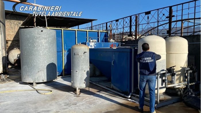 emissioni in atmosfera sequestrato opificio a polla