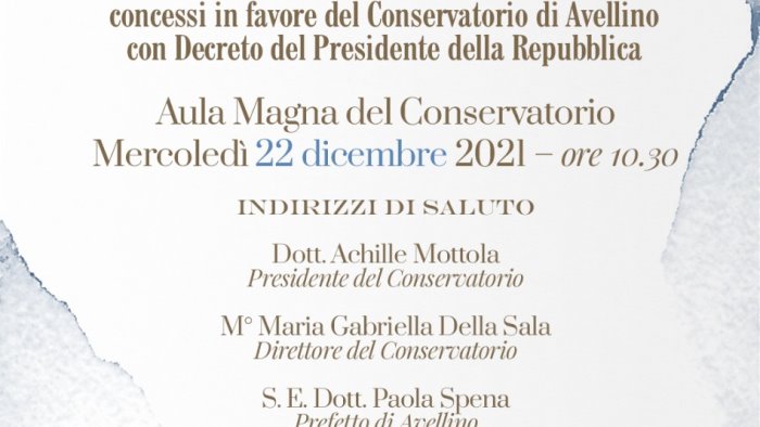 mezzo secolo del conservatorio cimarosa concerto e annullo speciale