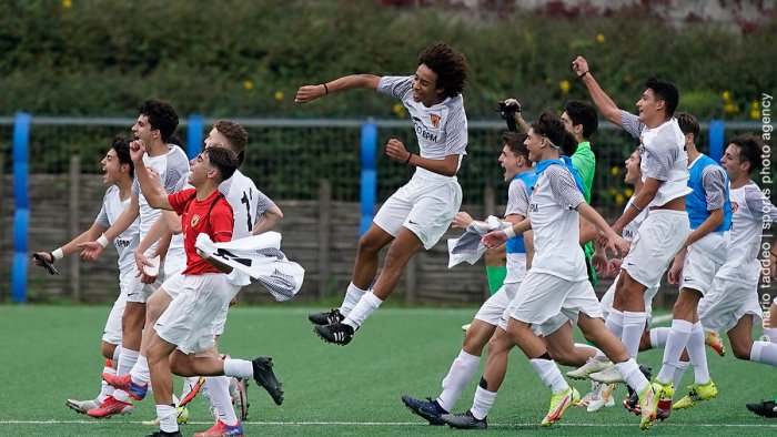 benevento under 15 ai vertici vittoria in casa del crotone