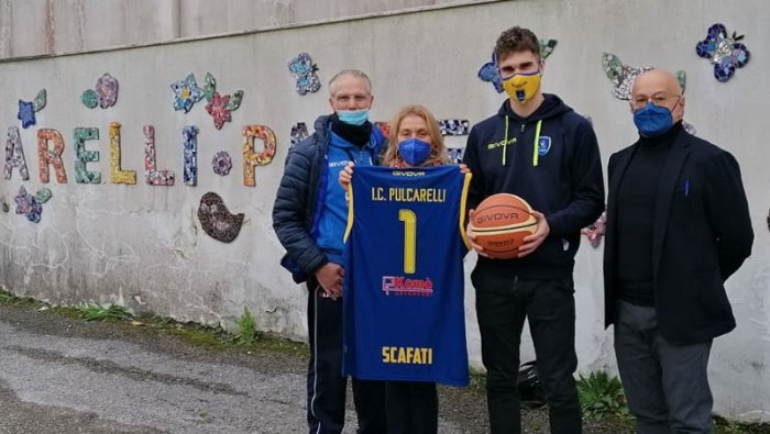 scafati basket incontro in dad per il progetto scuola