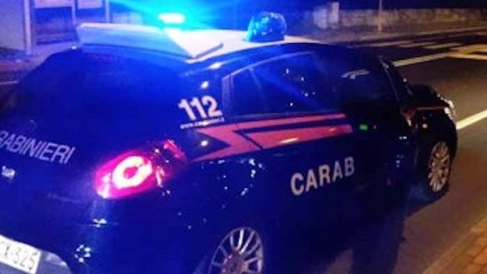 sorpreso a rubare reagisce sferrando calci e pugni ai carabinieri arrestato