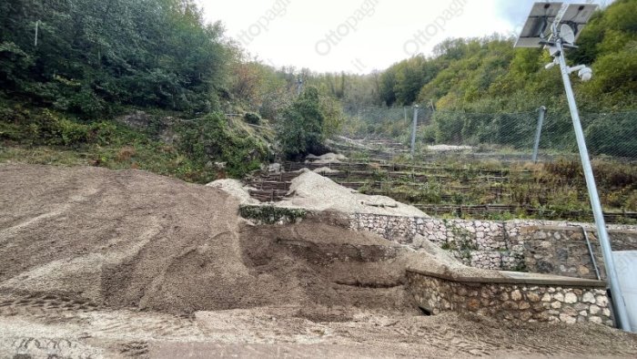 ancora una frana a ravello lo smottamento in zona casa rossa