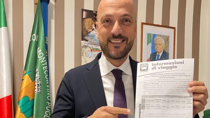 nuova linea di bus per cittadini e pendolari a montecorvino pugliano