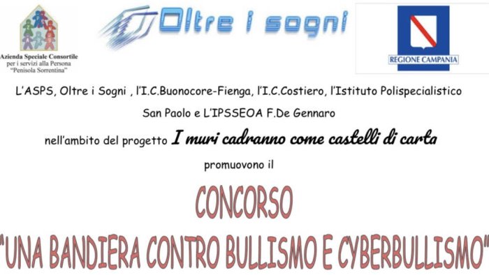 i muri cadranno come castelli di carta concorso contro il bullismo