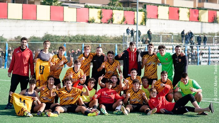 under 17 che vittoria per il benevento sconfitta la capolista lazio foto
