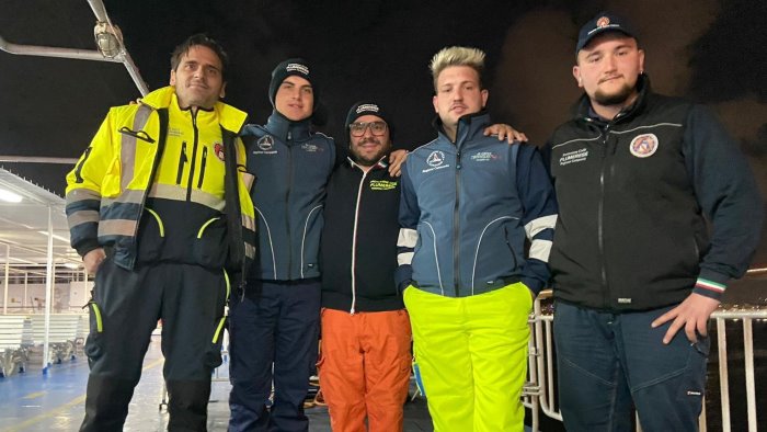 la protezione civile flumerese a casamicciola non potevamo restare in silenzio