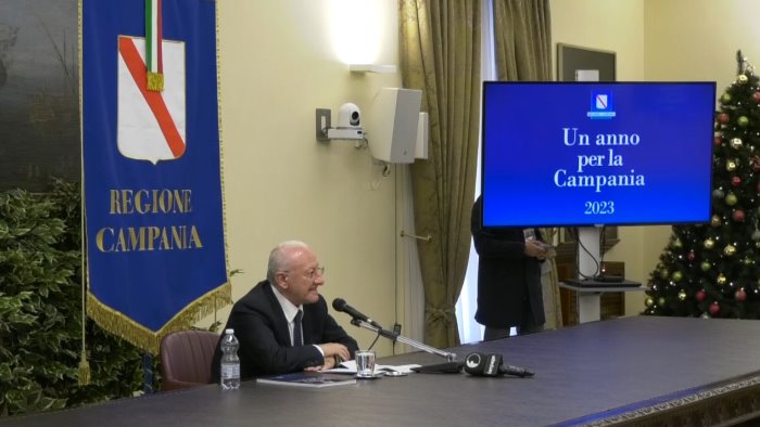 de luca il 2024 sara un anno straordinario per la campania