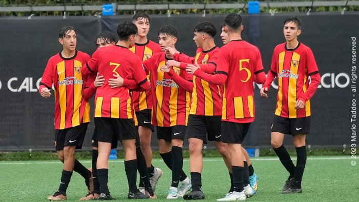 under 16 il benevento ha chiuso in maniera positiva il 2023 primato vicino