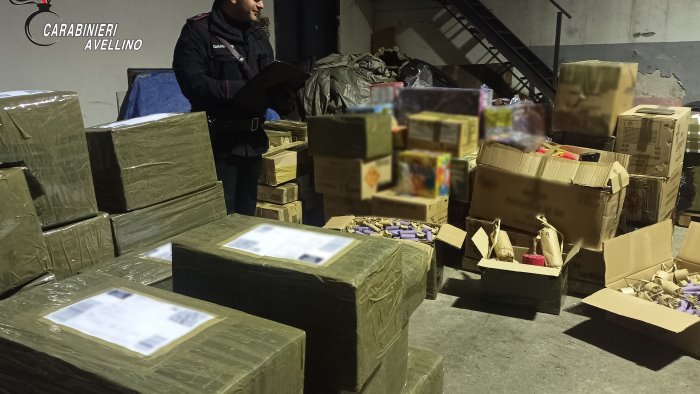 monteforte irpino deposito di fuochi d artificio nel garage di casa arrestato