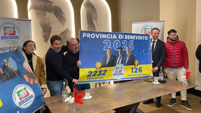 forza italia traccia il bilancio nel sannio boom di adesioni e ora le regionali