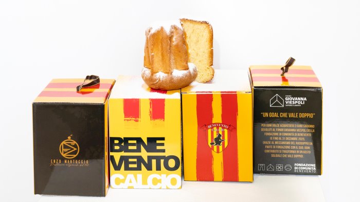 il benevento lancia il nuovo pandoro ufficiale i dettagli dell iniziativa