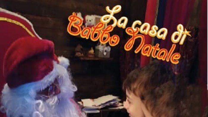 ariano la casa di babbo natale nella sede della protezione civile aios