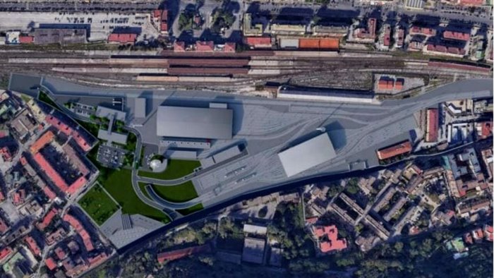 linea 6 napoli via al deposito campegna e alla nuova stazione