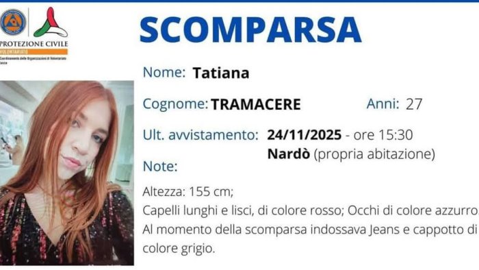 ragazza scomparsa a nardo appello di famiglia e sindaco