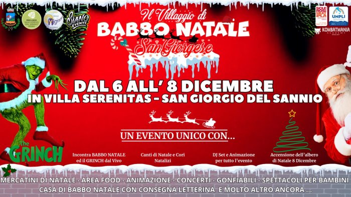 nasce il villaggio di babbo natale sangiorgese tre giorni di magia e tradizione