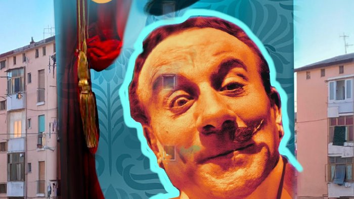 salerno il quartiere mariconda celebra eduardo scarpetta con un murale