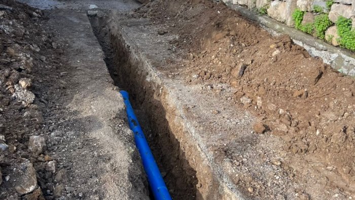 sant agnello inziati i lavori della rete idrica ci sara una nuova linea