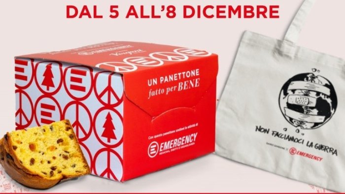 emergency e il panettone della pace nelle piazze avellino c e