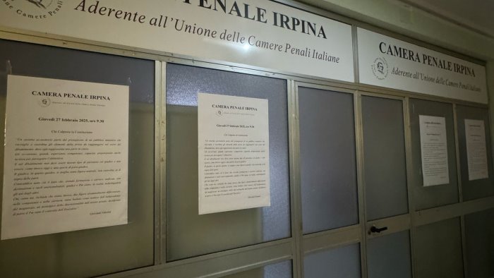 avellino scontro borrelli e penalisti la solidarieta della camera penale