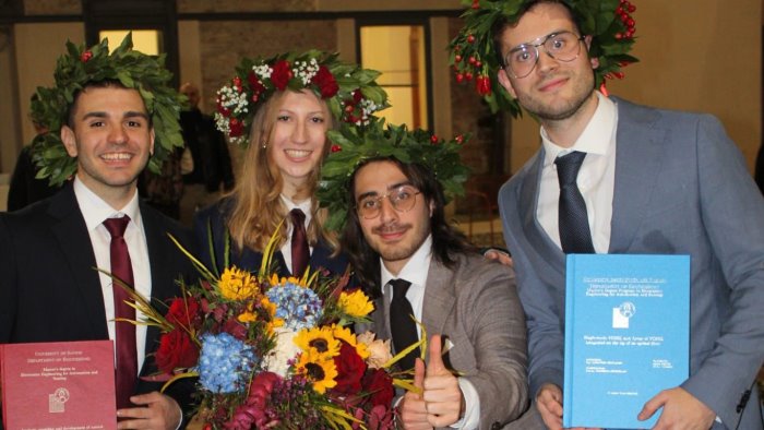 primi laureati del corso magistrale in lingua inglese in electronics engineerin