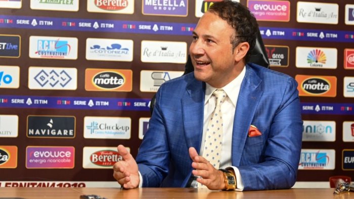 salernitana la carezza di faggiano a iervolino un patron come lui e rarita