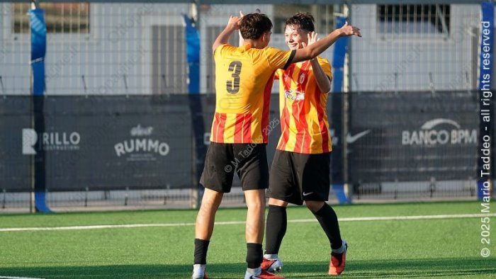 under 17 benevento esagerato nove reti alla sambenedettese