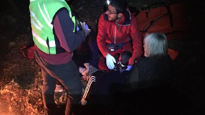 positano soccorsa una turista ferita sul sentiero di nocelle