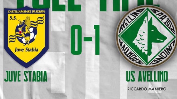avellino forza otto vince ed e secondo furia juve stabia