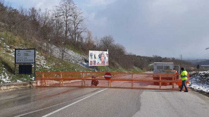 chiusa al traffico la fondo valle vitulanese