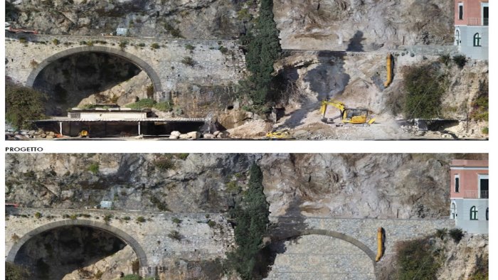 frana ad amalfi anas ultimato il progetto di ricostruzione