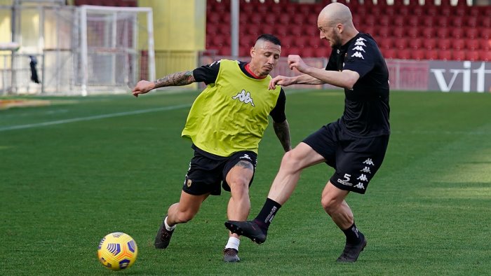 benevento seduta al vigorito verso il napoli le foto