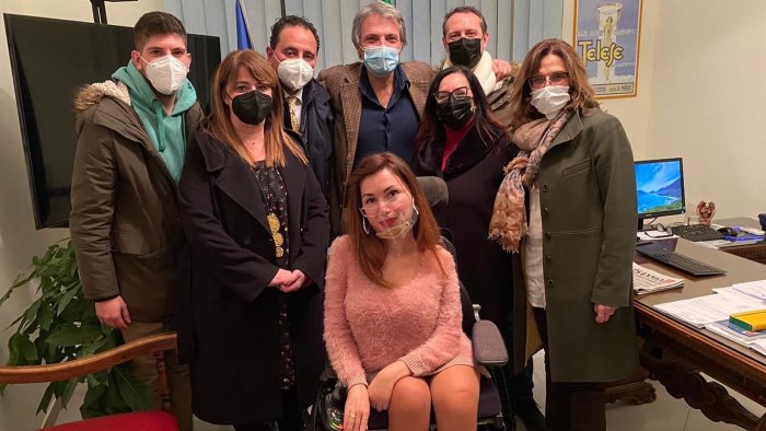 l assessore regionale al turismo casucci al comune di telese