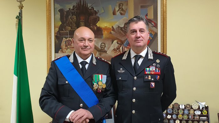 il capitano vietri lascia il servizio dopo 41 anni di carriera nei carabinieri