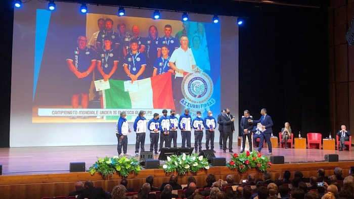 la fipsas premia i suoi campioni matteoli siamo al top mondiale